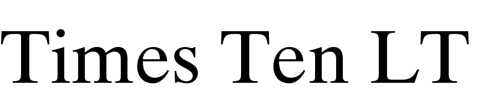 Times Ten LT Std Roman Yazı tipi ücretsiz indir